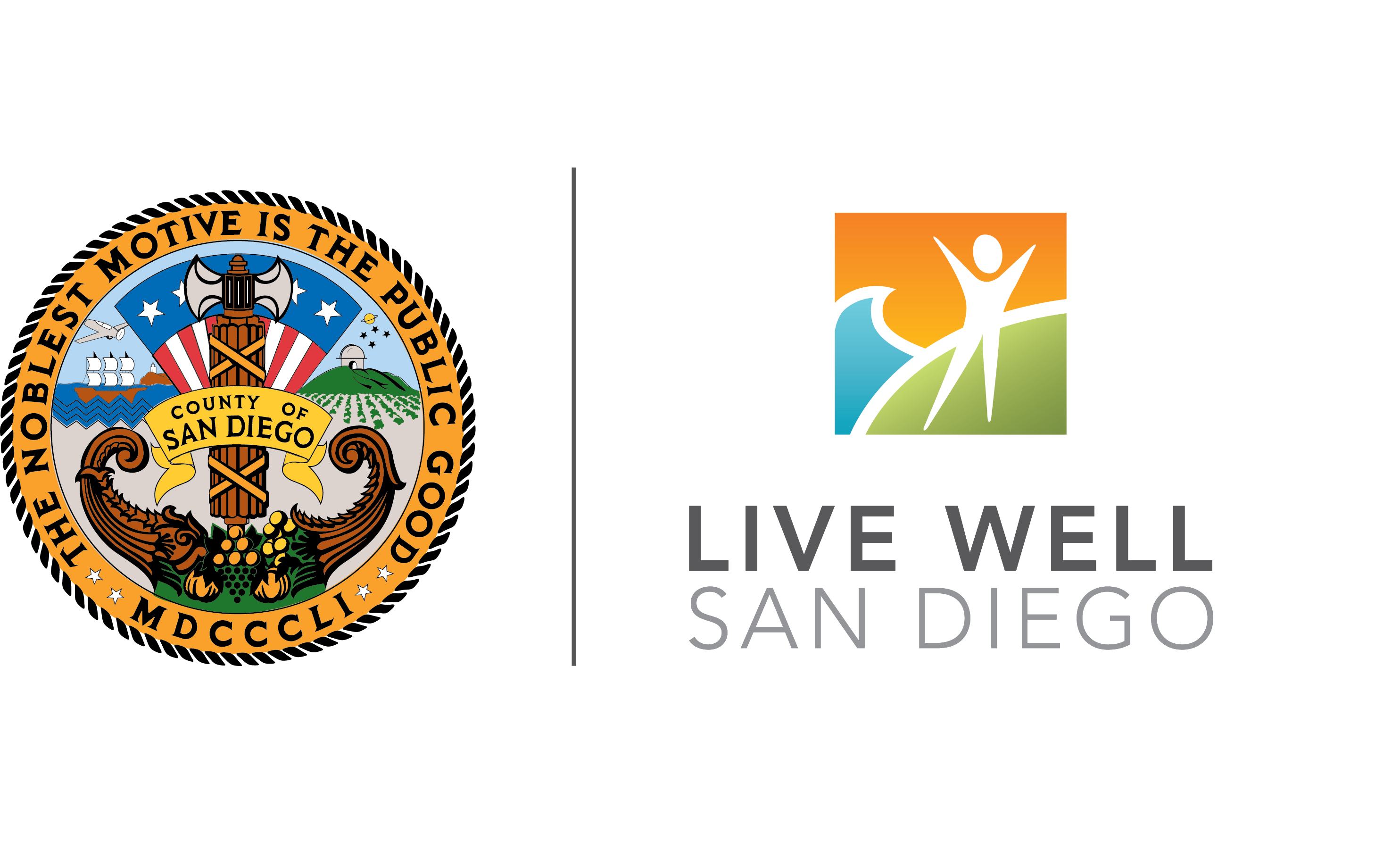 Live Well San Diego Sticky Logo