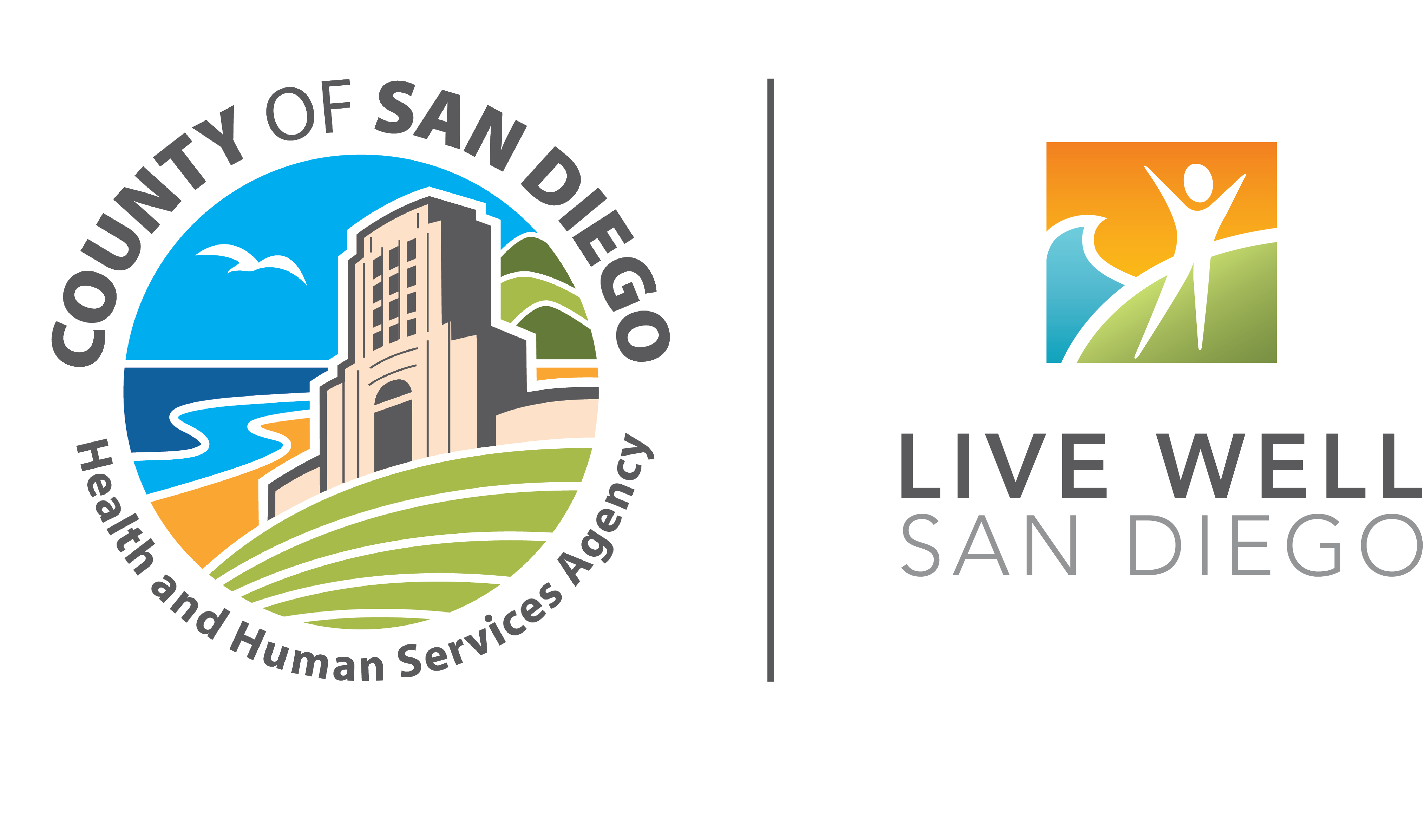 Live Well San Diego Sticky Logo